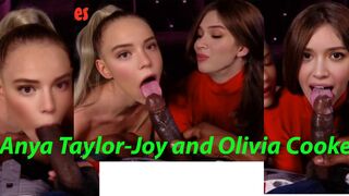 Anya Taylor Joy and Olivia Cooke Thoroughbreds in the club PART1