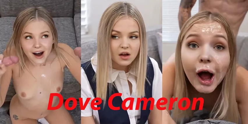 Nude Dove Cameron gets your cum on her face