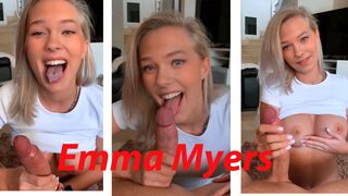 Emma Myers takes care of your cock