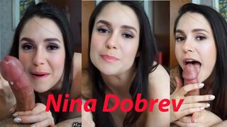 Nina Dobrev decides when you cum