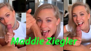Maddie Ziegler takes care of your cock