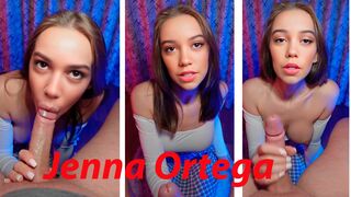 Jenna Ortega Amazing blowjob
