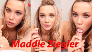 Maddie Ziegler amazing teasing and blowjob
