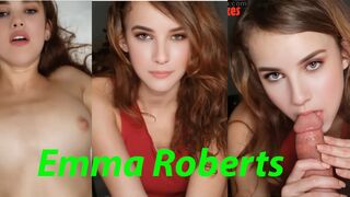 Emma Roberts sleeps with you