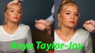 Anya Taylor Joy receives a facial