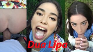 Dua Lipa gets fucked in public