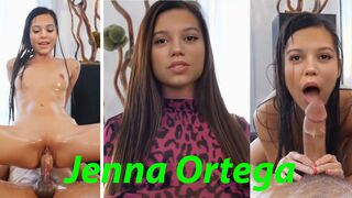 Jenna Ortega oily massage