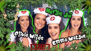 Olivia Wilde & Emma Watson - Nurse Joi | FAKE