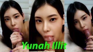 Yunah (Illit) Professional blowjob
