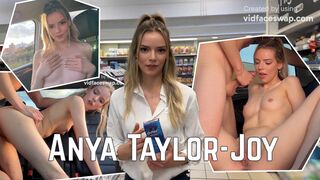 Anya Taylor-Joy - Supermarket customer gets more than he came for