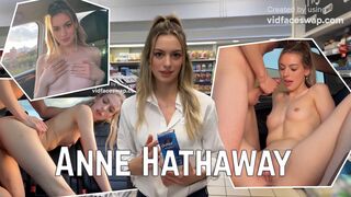 Anne Hathaway - Supermarket customer gets more than he came for
