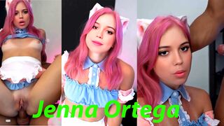 Jenna Ortega Sweet pink kitty