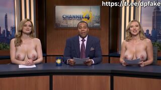 Scarlett Johansson & Ashley Padilla Nude Local News Stories – SNL