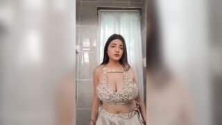 TheMermaidScales Krutika showing off her big boobs