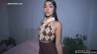 Madison Beer Deepfake Doggy and Missionary Oil Covered